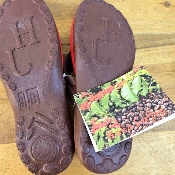 Hawaiian Jellys Ultra Comfort Kona Coffe Unisex Sandals Women's Size 7 - Picture 12 of 13